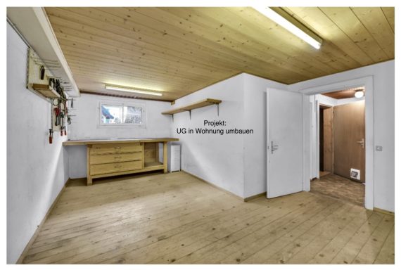 UG in Wohnung umbauen - Vorher